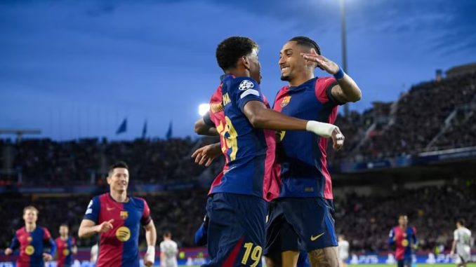 Kết quả bóng đá hôm nay 12/3 Barca vs Benfica: Raphinha lập cú đúp giúp Barca vượt qua Benfica