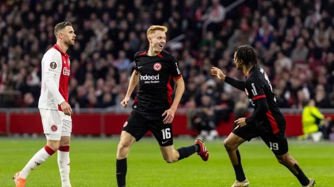 Kết quả trận đấu Ajax đấu với Frankfurt 1-2: Chiến thắng suýt sao của Frankfurt trên sân nhà