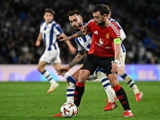 Kết quả trận đấu Real Sociedad đấu với Man Utd - Fernandes mắc lỗi trong vòng cấm